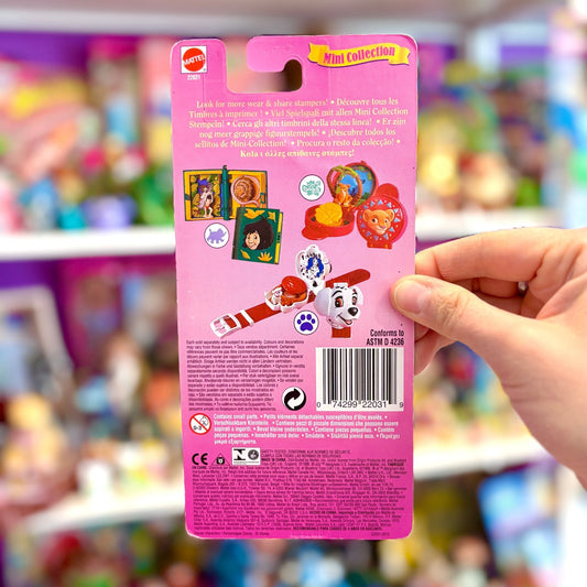 101 Dalmatians: Mini Collection - Paw Print Stamper (MOC, 1998) - PopCultGang