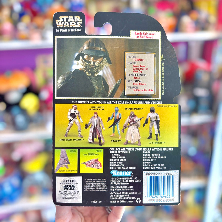 Star Wars: The Power of The Force - Lando Calrissian As Skiff Guard Action Figure (Kenner, 90s)