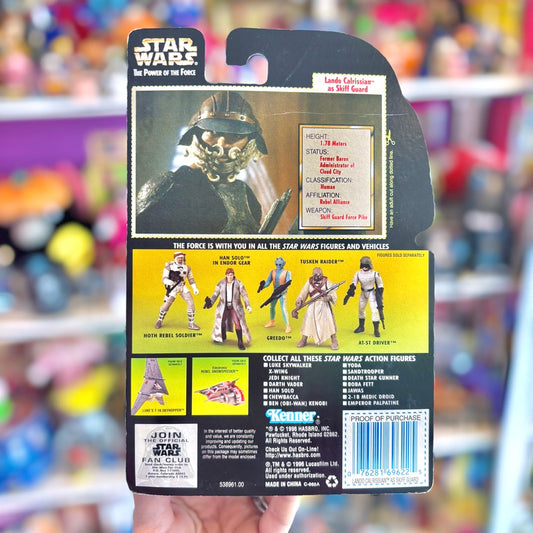Star Wars: The Power of The Force - Lando Calrissian As Skiff Guard Action Figure (Kenner, 90s)