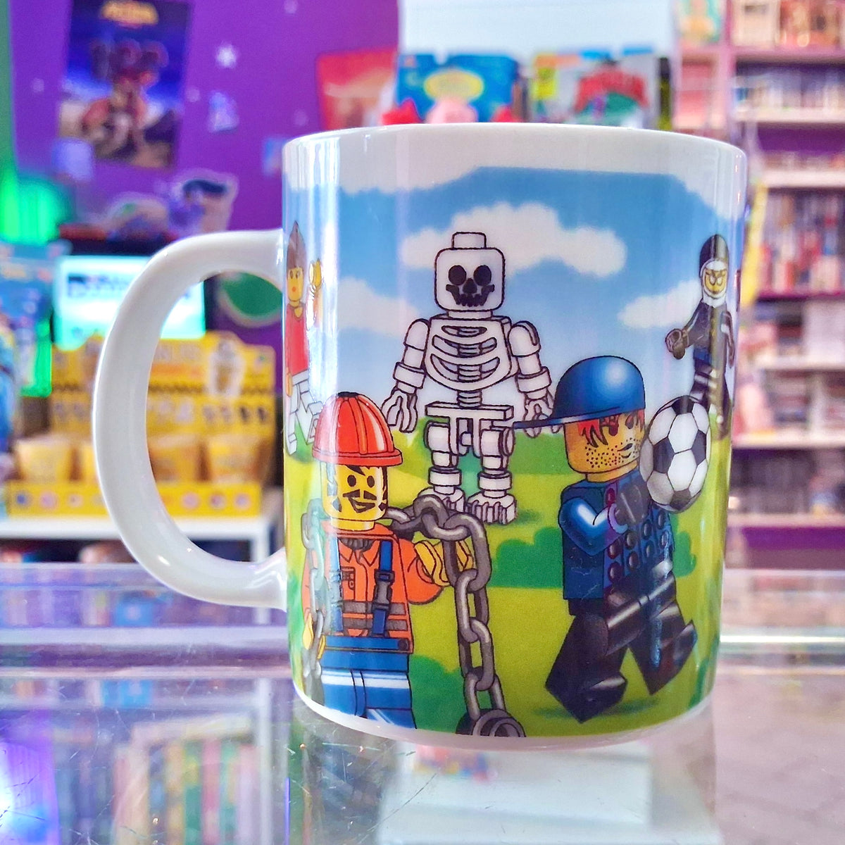 LEGO: "Christian" Custom Name Ceramic Mug (2000s)