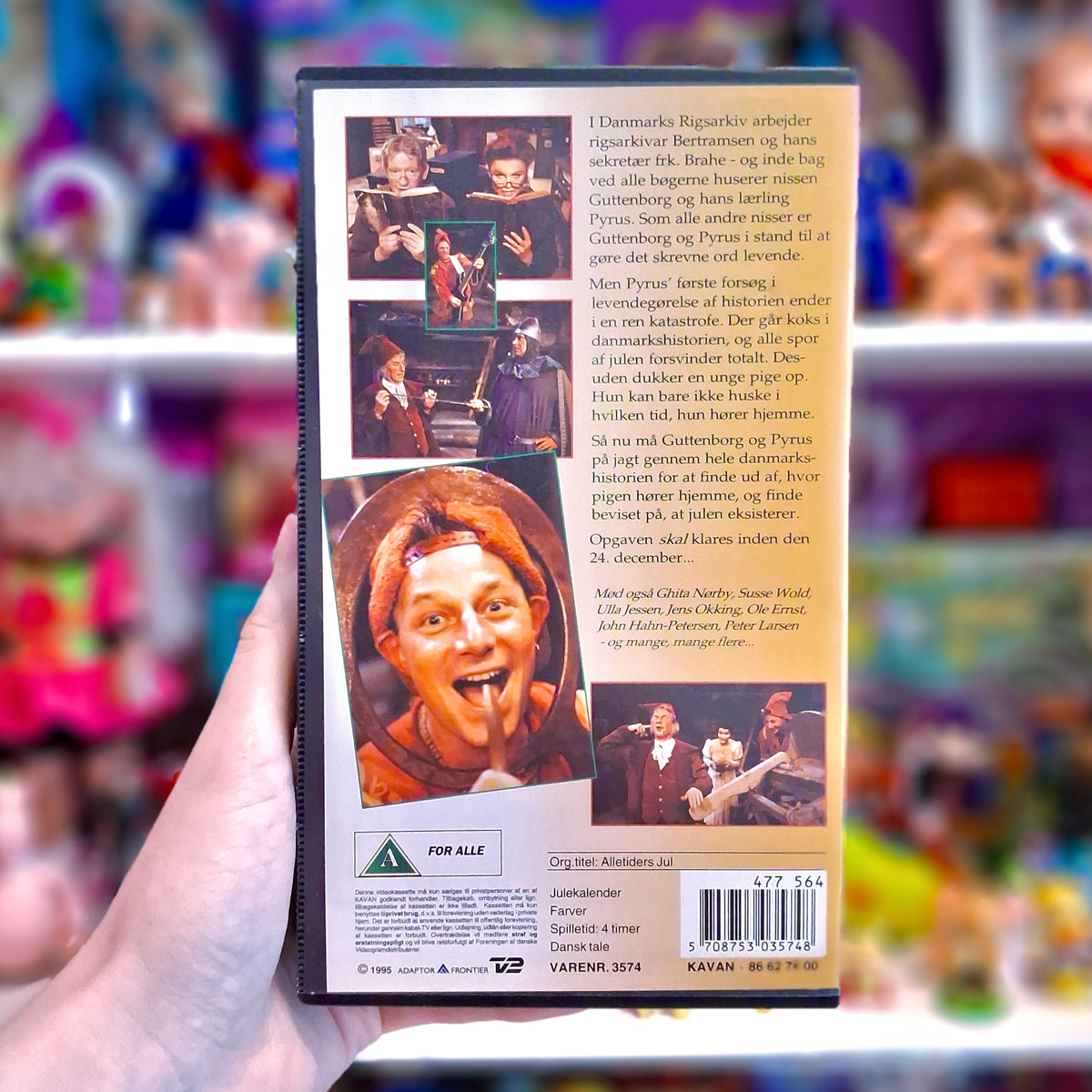 VHS: Pyrus - Alletiders Jul (danish advent calendar, 1995)