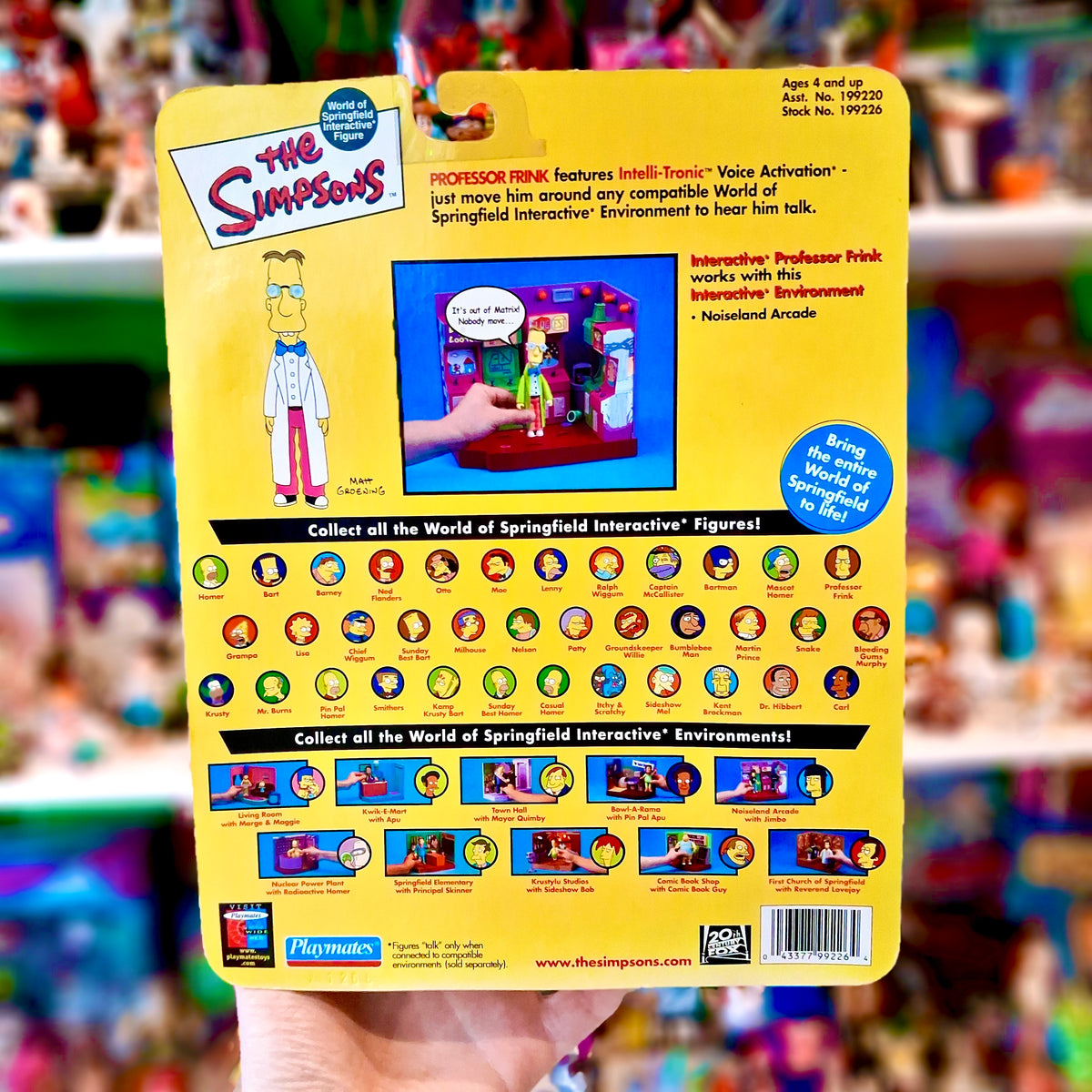 The Simpsons: World of Springfield - Professor Frink Action Figure (2000s)