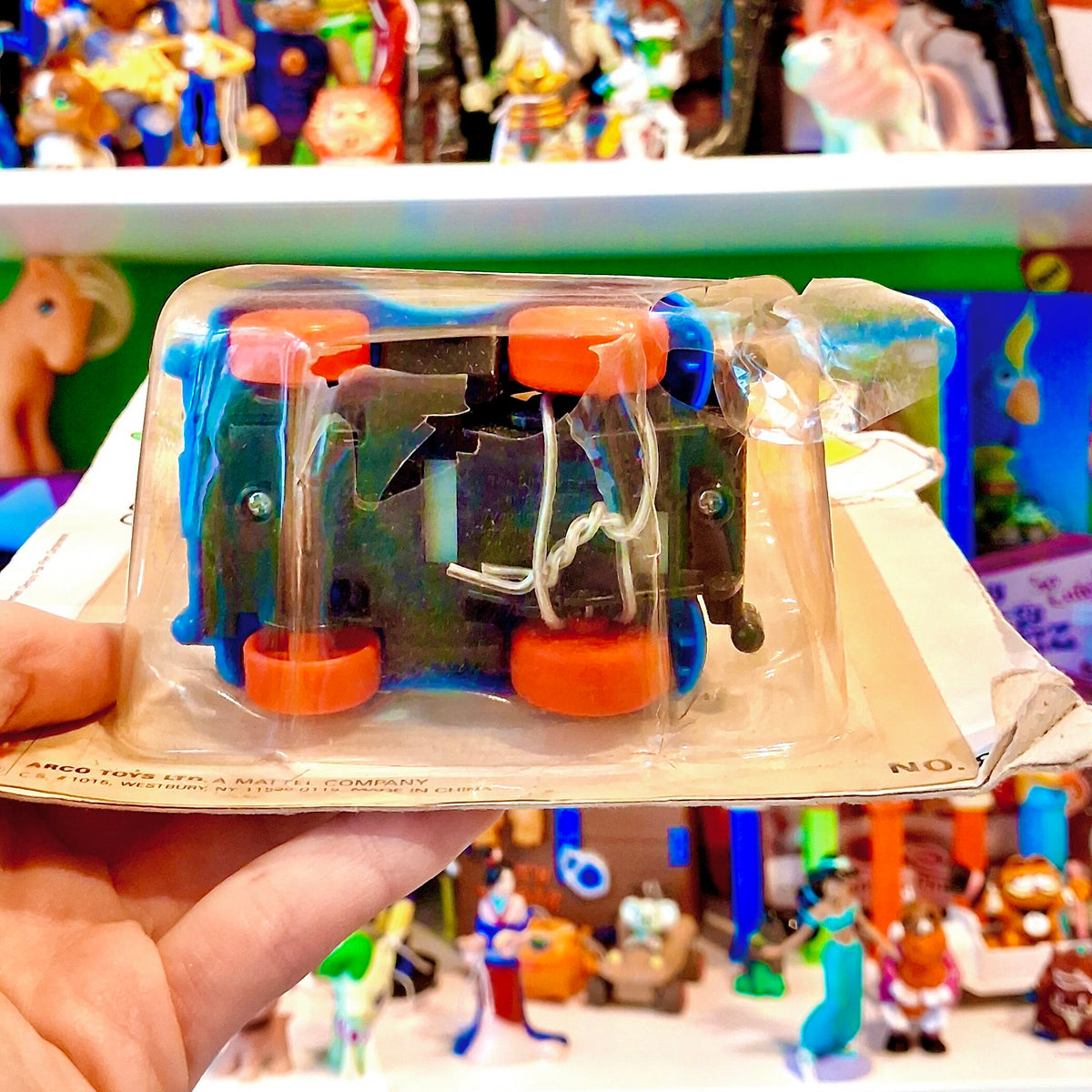 The Simpsons: Rev'N Go Racer - Homer Simpson Pull-Back Car Vehicle Toy (Mattel, 1990)