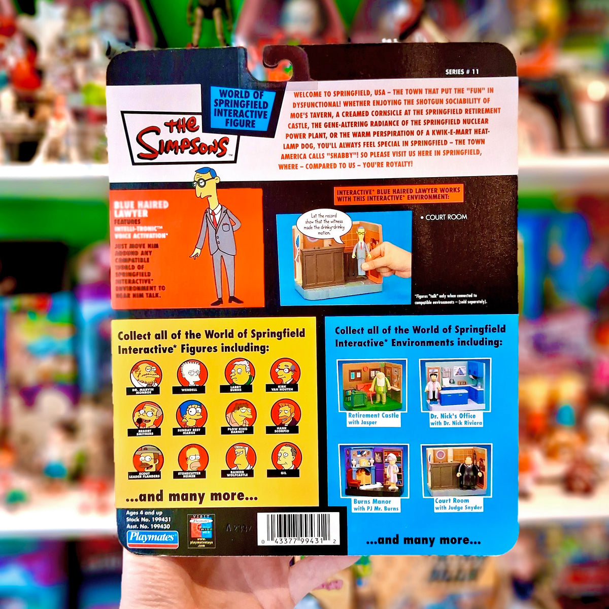 The Simpsons: World of Springfield - Blue Haired Lawyer Action Figure (2000s)