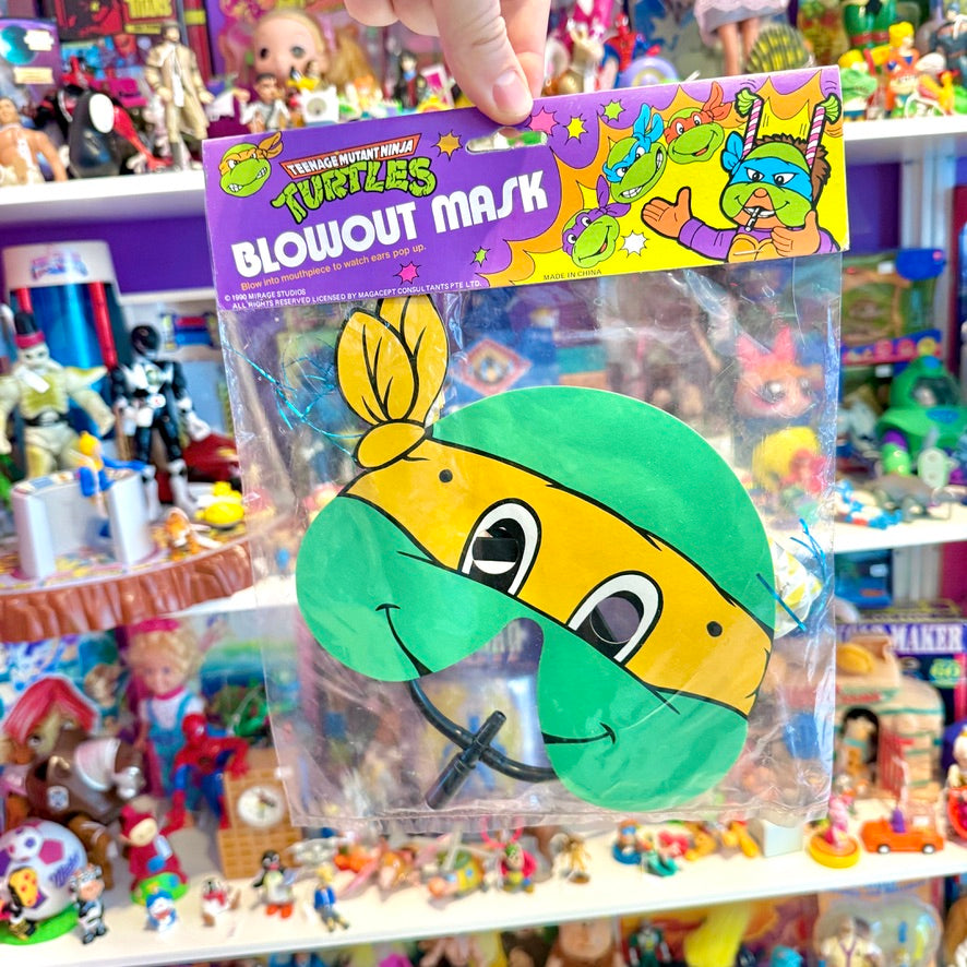 Teenage Mutant Ninja Turtles: Blowout Party Masks (NIB, 80s)