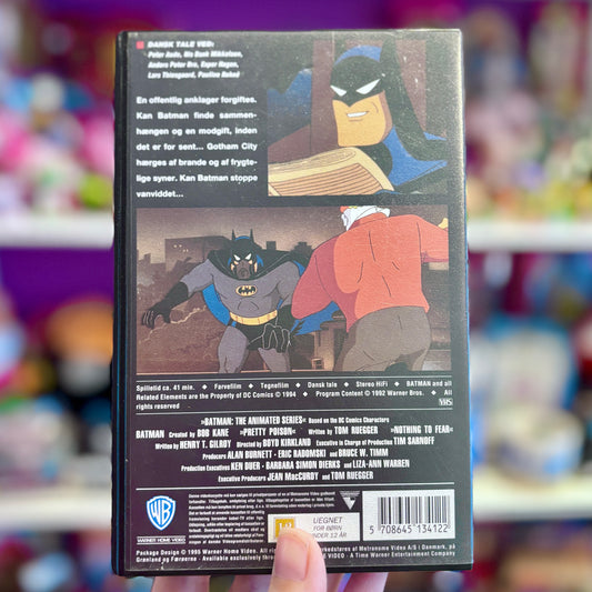 VHS: Batman - The Animated Series: Nr. 5 "Blomstergift" + "Intet at Frygte" (90s)