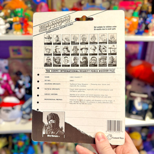 The Corps: Hiro Yamata Action Figure (MOC, Lanard, 1986)