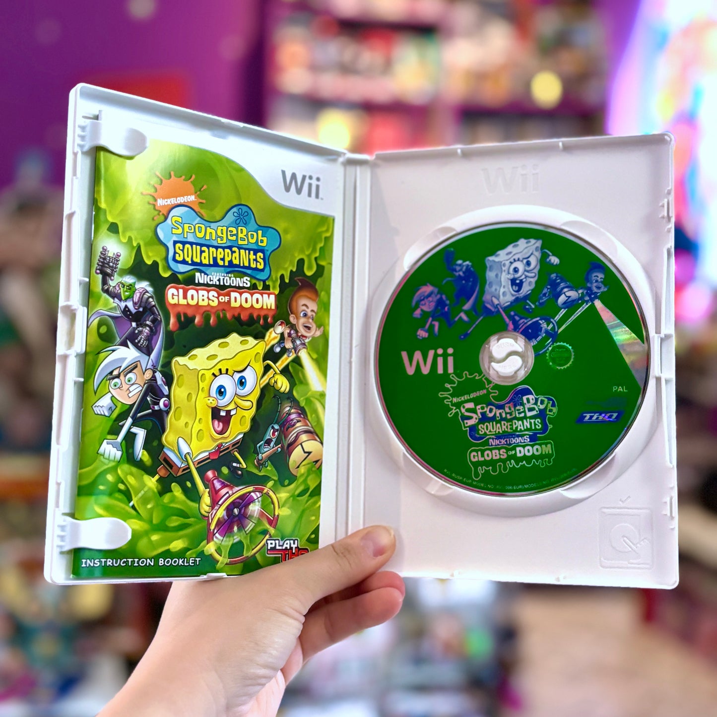 SpongeBob SquarePants featuring Nicktoons - Globs of Doom (Wii)
