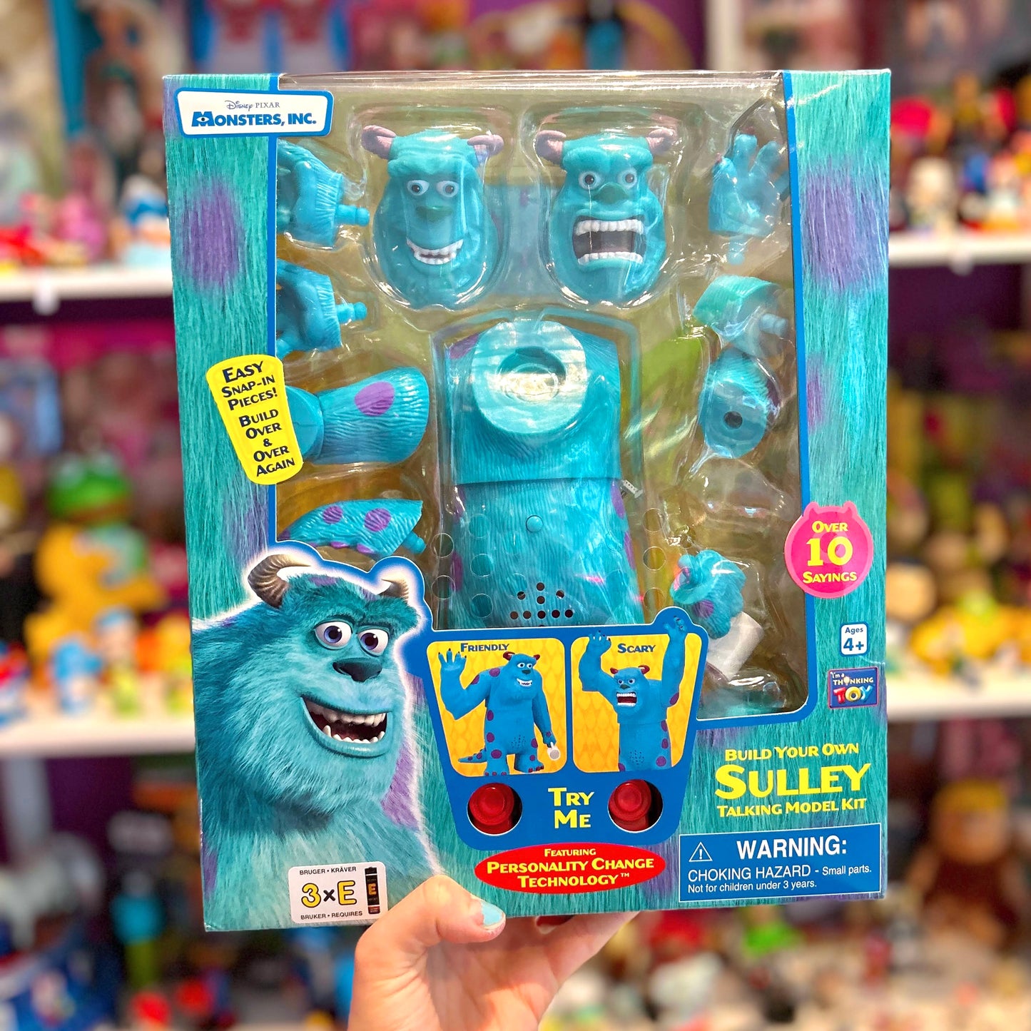 Monsters Inc. - Build Your Own Sully - Talking Model Kit (NIB, Thinkway Toys, 2002)