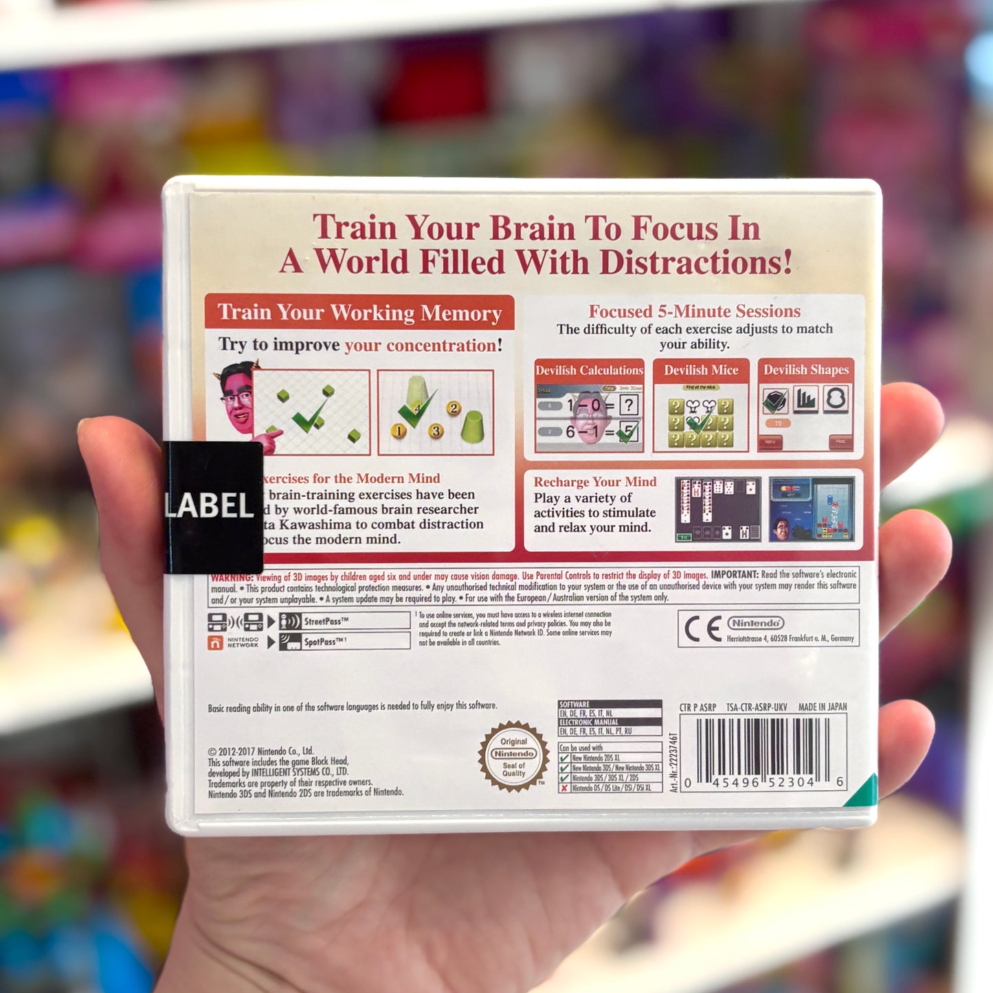 Dr Kawashima’s Devilish Brain Training - Can You Stay Focused? (Nintendo 3DS)