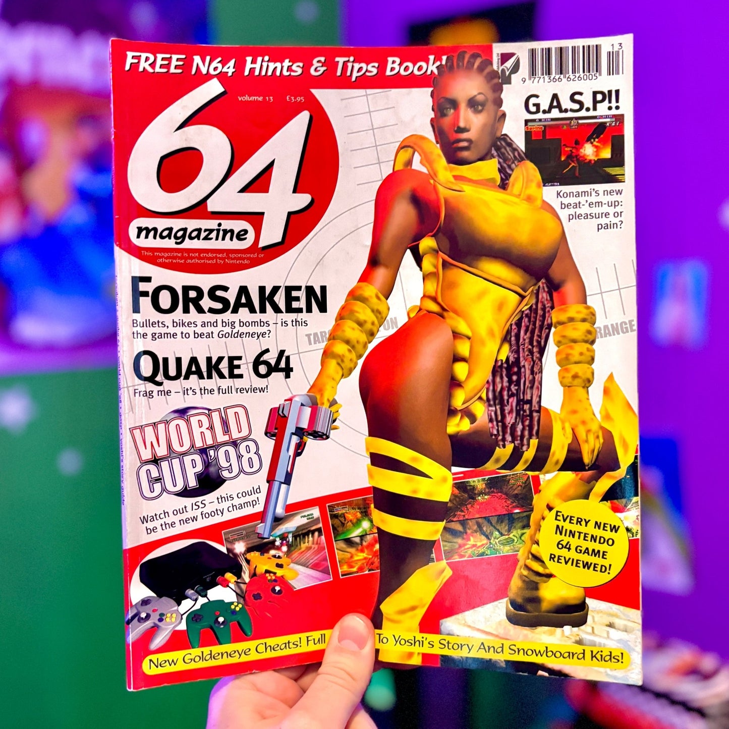 64 Magazine: Issue 13 - Forsaken (Nintendo 64, 90s) - PopCultGang