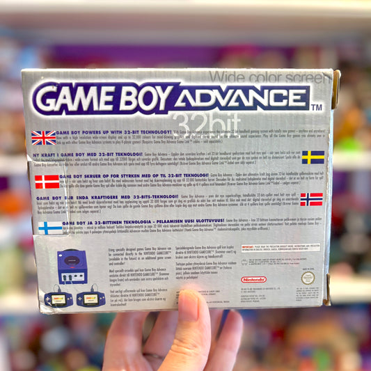 Gameboy Advance: Arctic White Edition (complete in box, Nintendo)