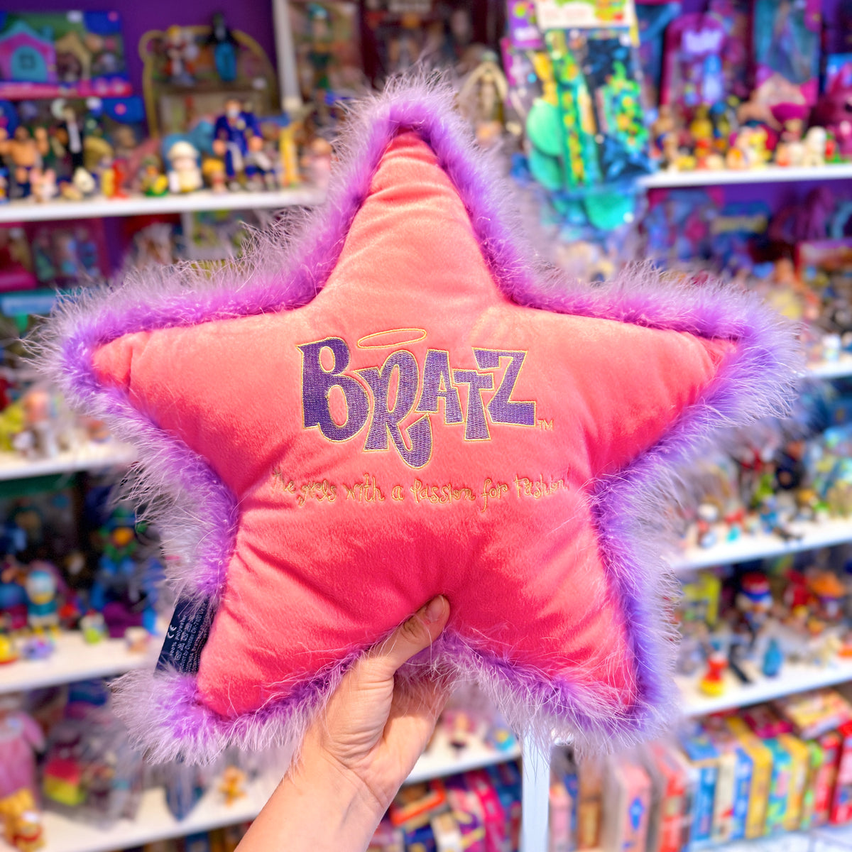 Bratz: 3D Star-shaped Yasmin Pillow (2000s)