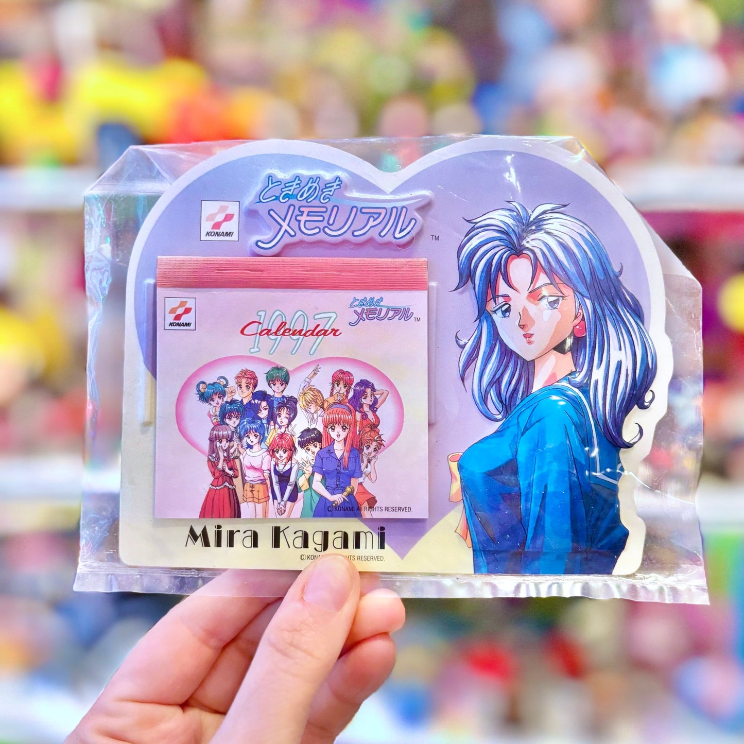 Tokimeki Memorial Mira Kagami Calendar (Konami, 90s)