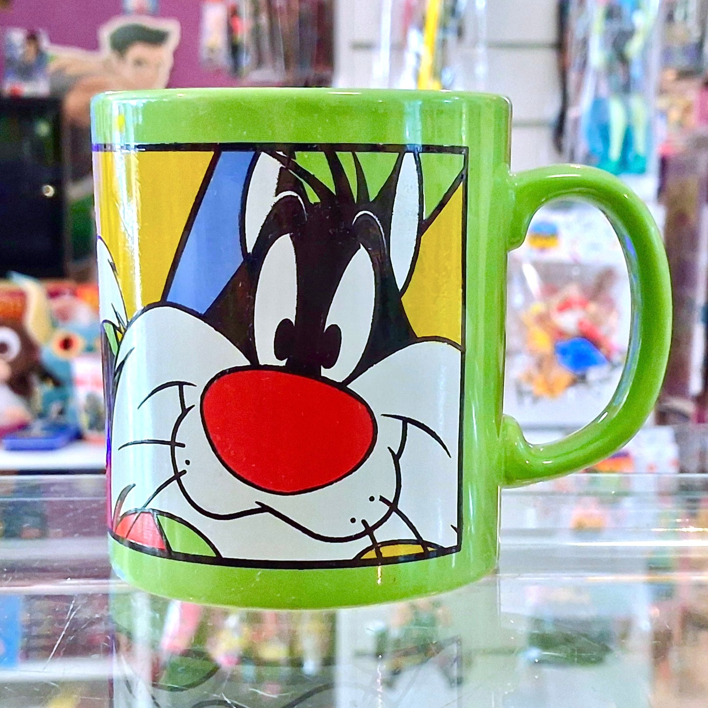 Looney Tunes: Sylvester Green Mug (Warner Bros, 1997)