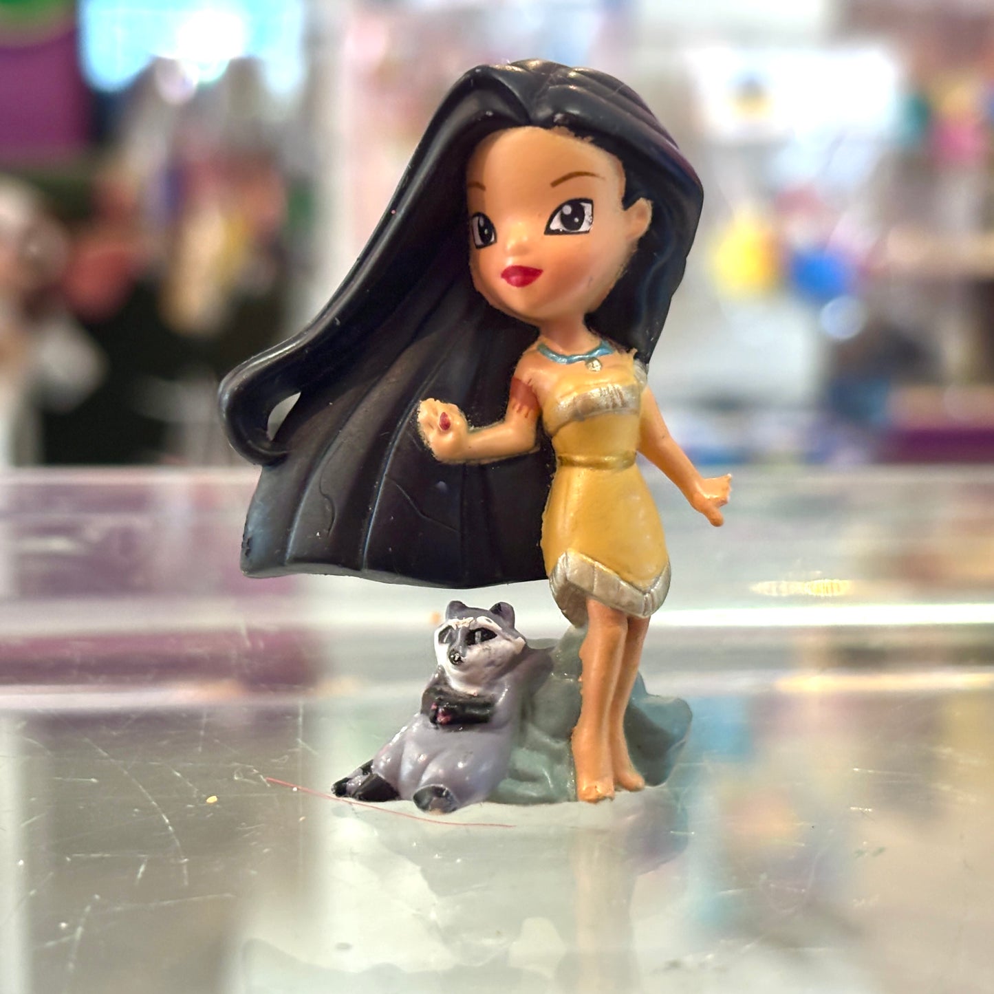 Disney Princess: Zizzlingers - Pocahontas & Meeko PVC Figure (2006)