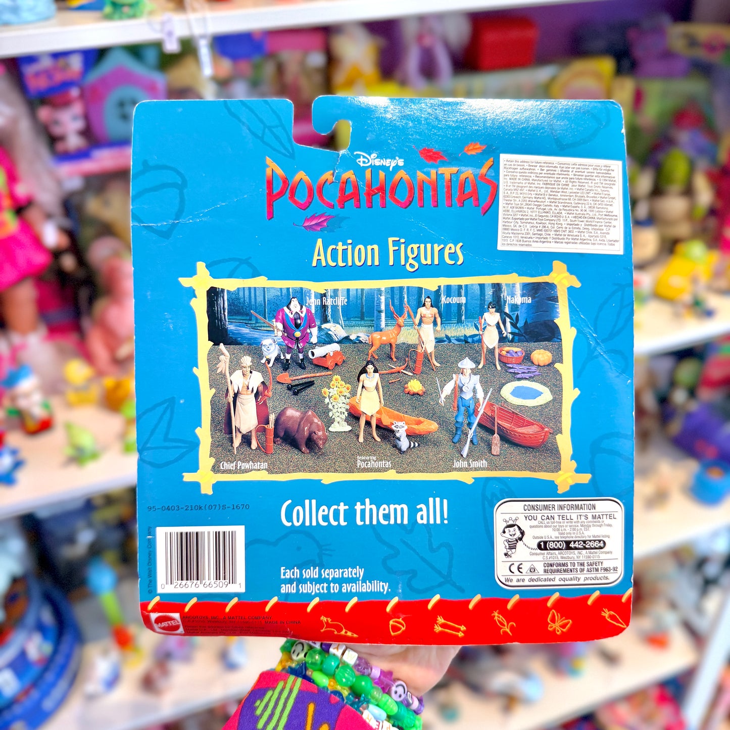 Disney's Pocahontas: John Smith Action Figure (new in box, Mattel, 1995)
