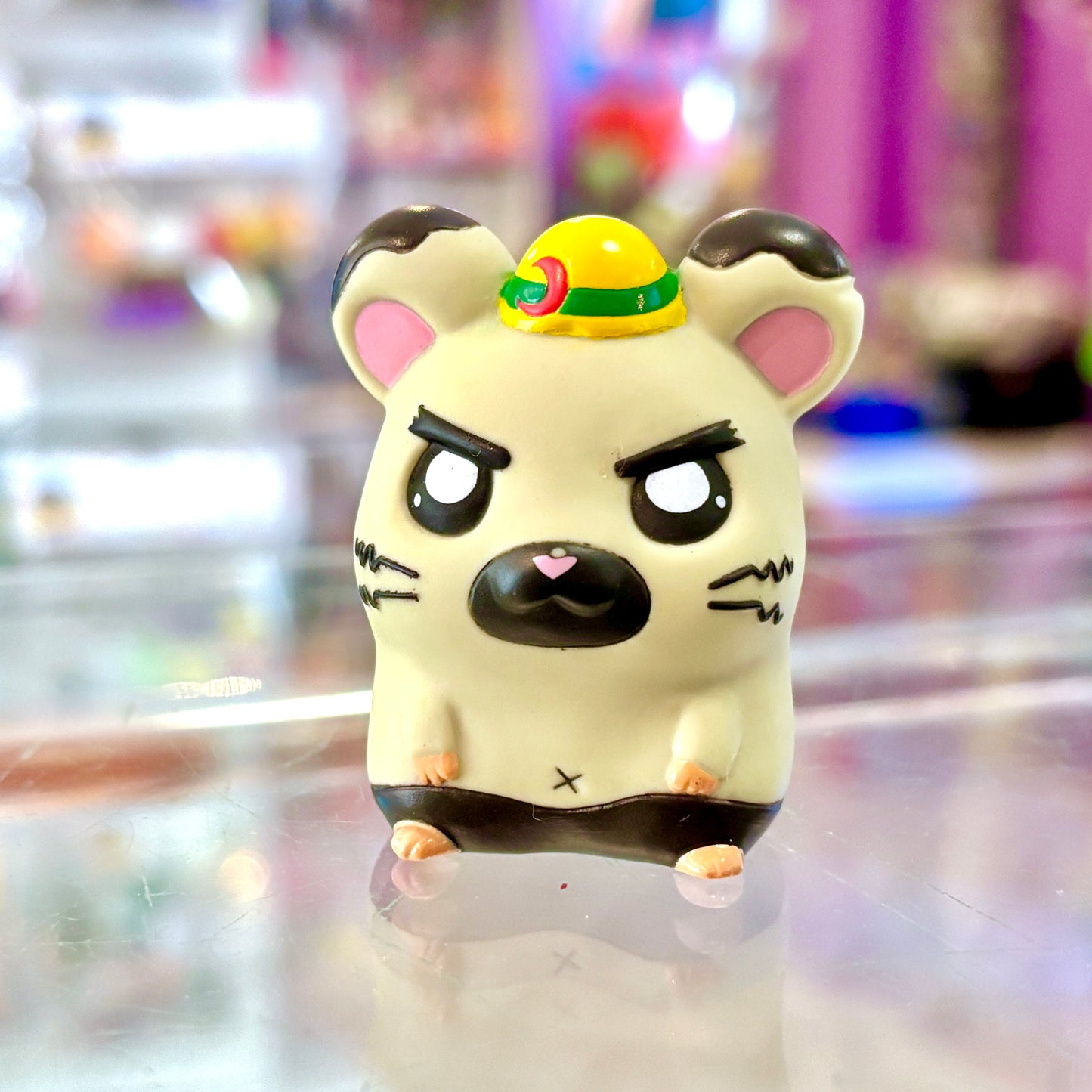 Hamtaro: Boss - Collectible Finger Puppet Figure (Yujin, 2000s)