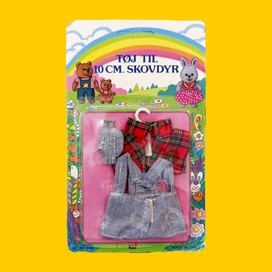Sylvanian Family: Danish Bootleg Clothing (in packages, 90s)