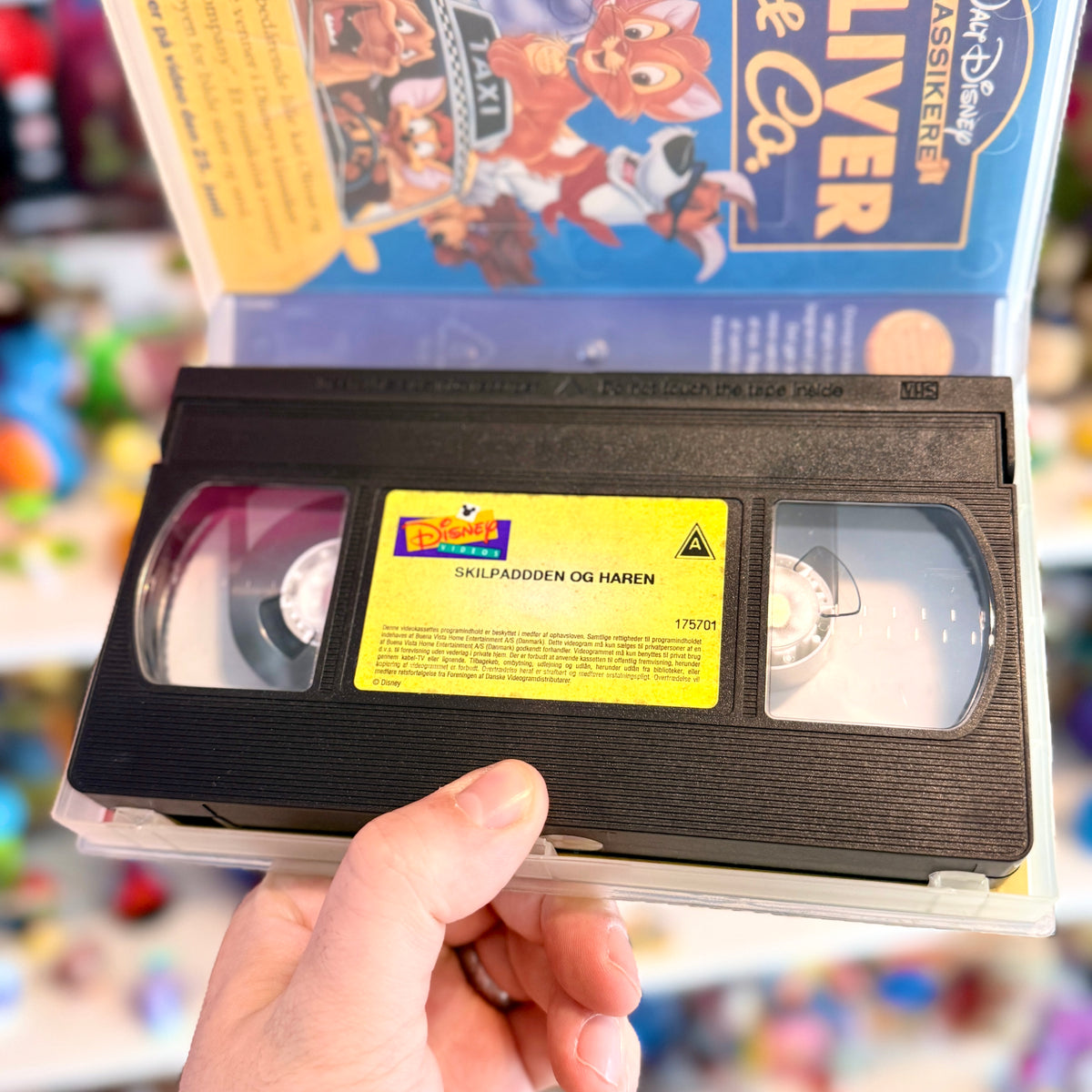 VHS: Skildpadden Og Harren (Disney, danish dub, 90s)