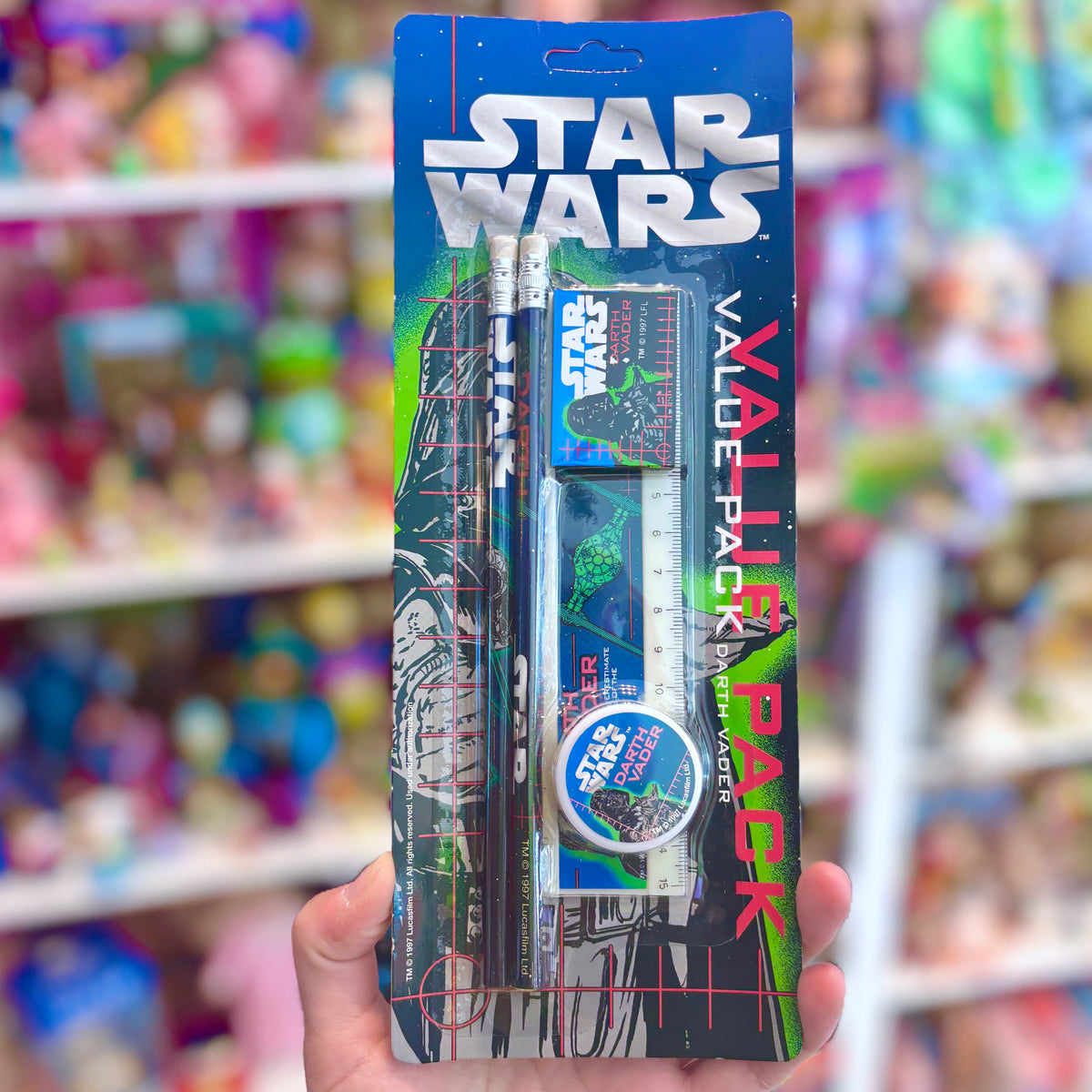 Star Wars: Darth Vader Value Pack Stationery Set (new in box, 1997)