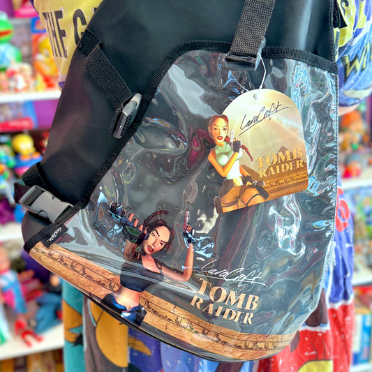 Tomb Raider: Lara Croft Black Crossbody Bag (90s)