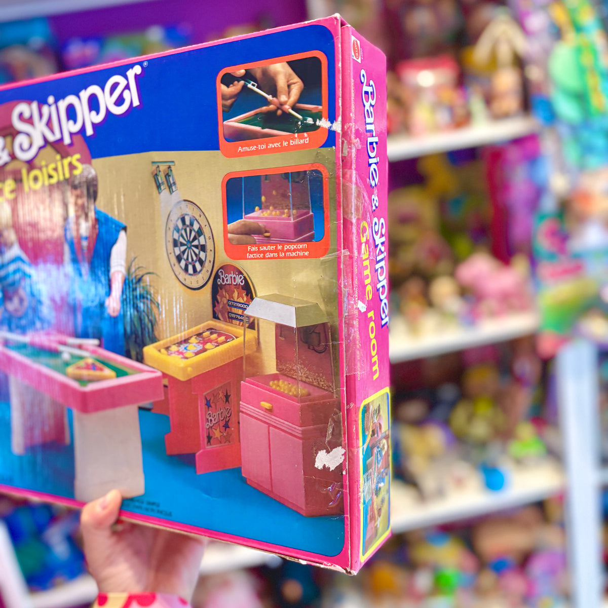 Barbie & Skipper: Game Room (CIB, Mattel, 80s)