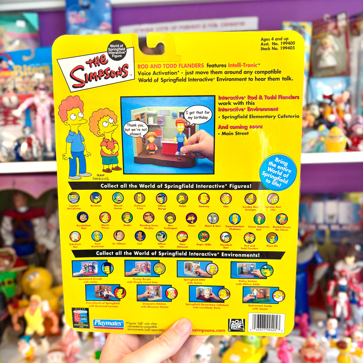 The Simpsons: World of Springfield - Rod & Todd Action Figure (2000s)