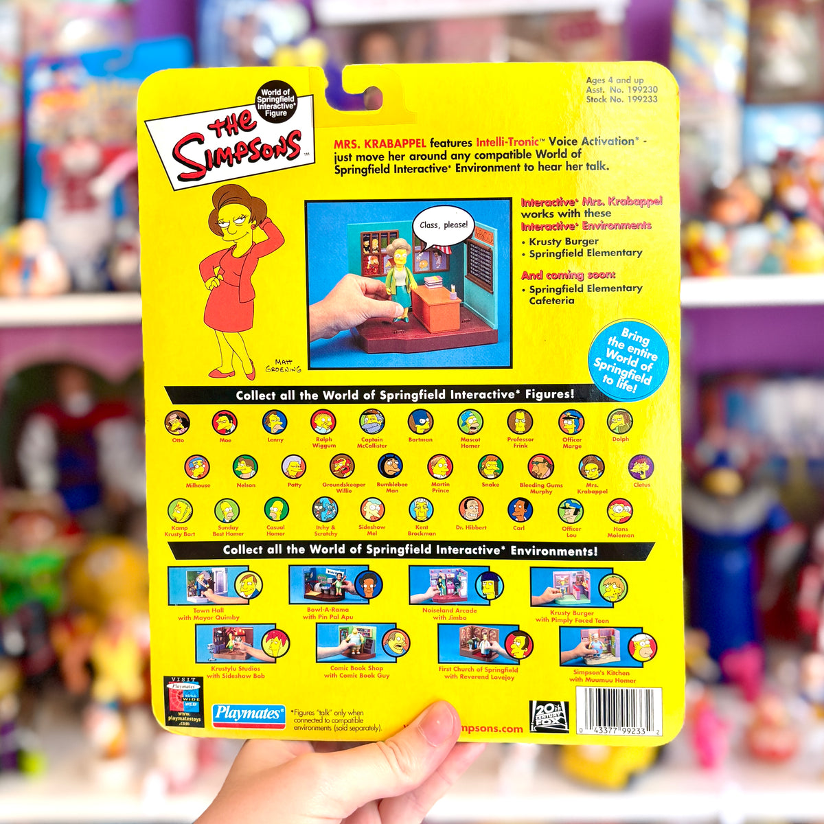 The Simpsons: World of Springfield - Edna Krabappel Action Figure (2000s)