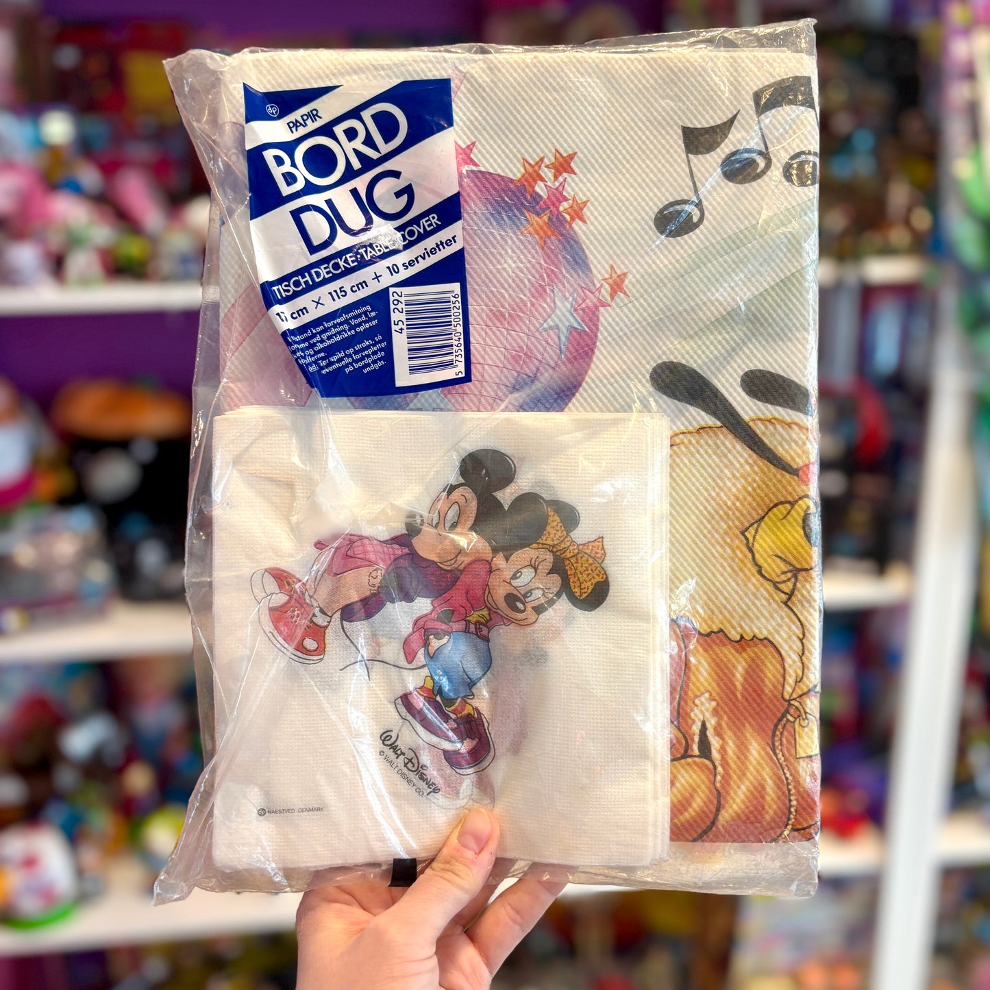 Disney's New Generation Paper Table Cover and Napkins (Disney, 80s)