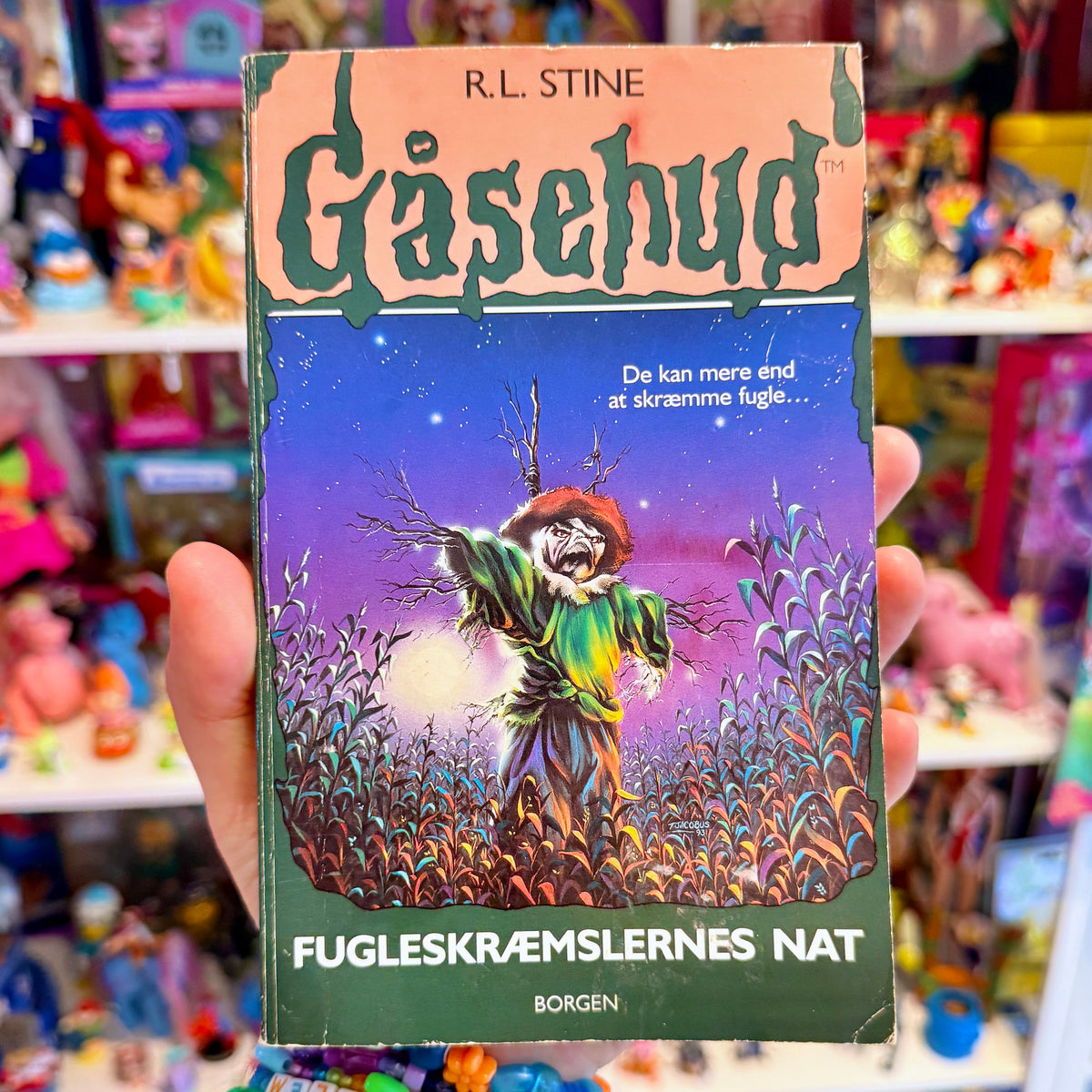 Gåsehud: Fugleskræmslernes Nat #20 (danish book, 90s)