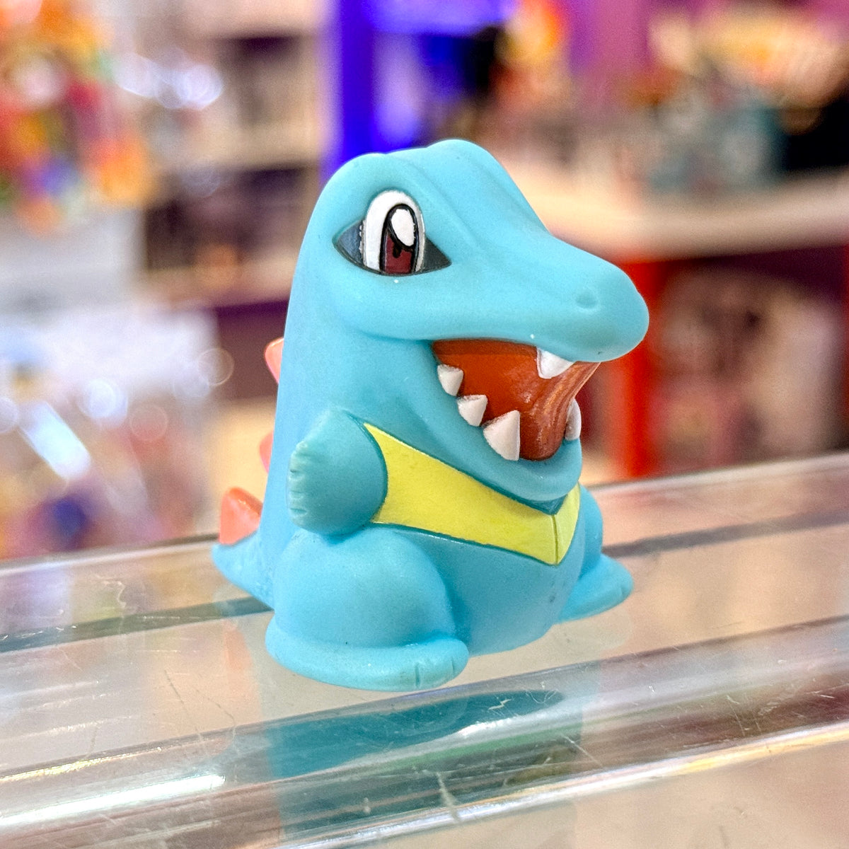 Pokemon: Totodile Finger Puppet Figure (Bandai, 1999)