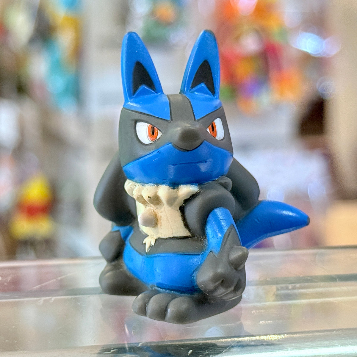 Pokemon: Lucario Finger Puppet Figure (Bandai, 2000s)
