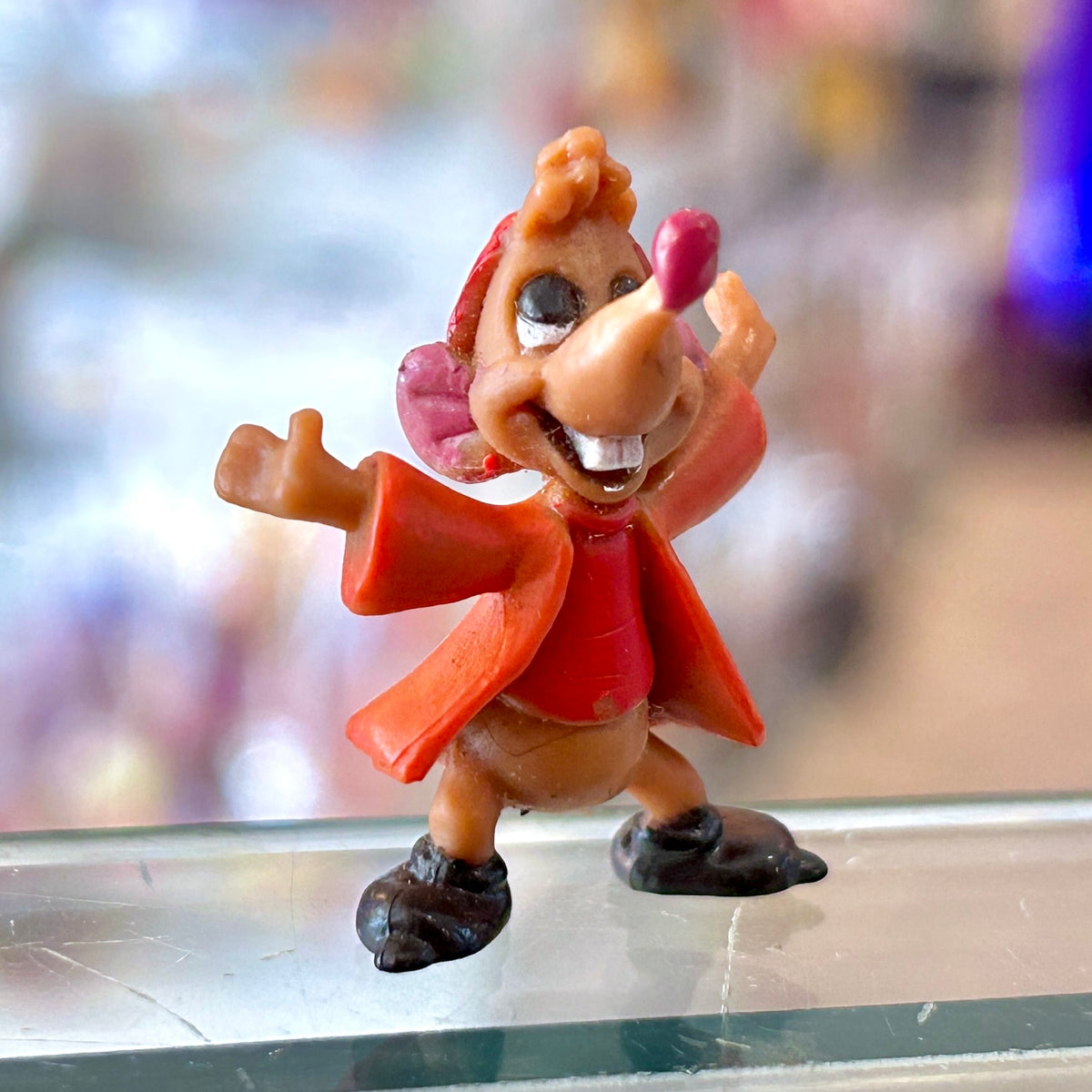 Disney's Cinderella: Jaq Arms Out PVC Mini Figure (2000s)