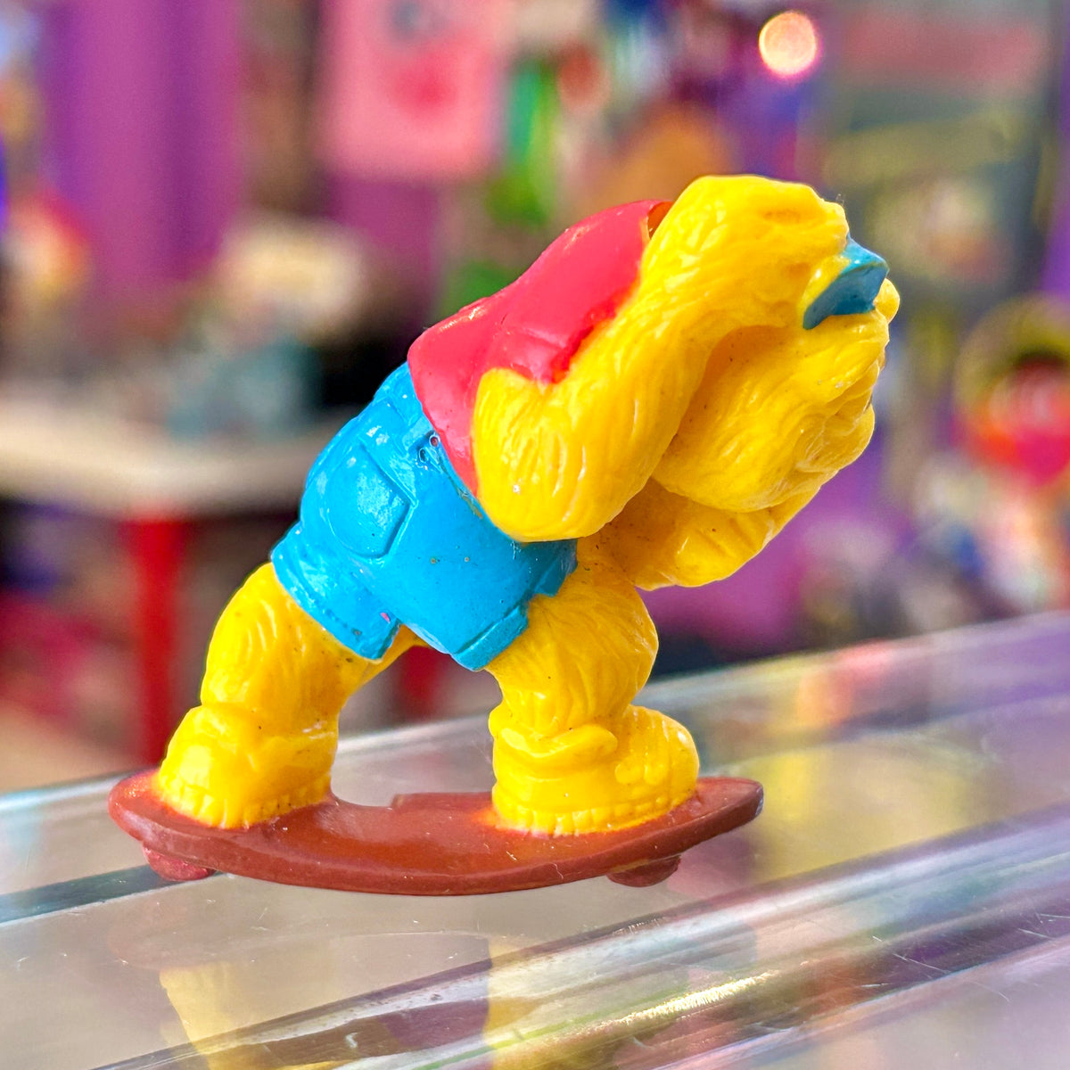Sugar Puffs: Honey Monster Skateboarding PVC Figure Pencil-Topper (90s)
