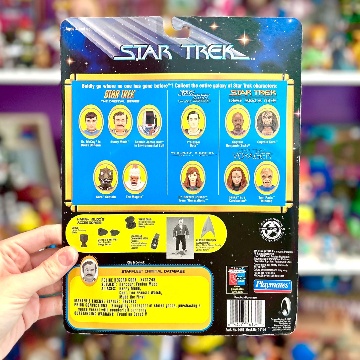 Star Trek: Harry Mudd Figure (MOC, 1997)