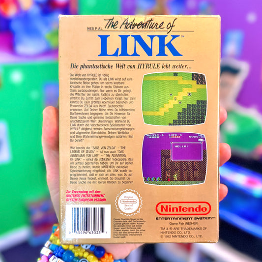 The Legend of Zelda II: The Adventure of Link (CIB, NES)
