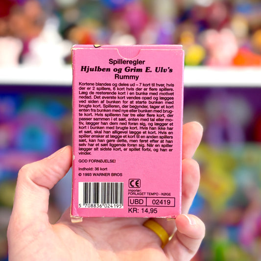 Looney Tunes: Hjulben og Grim E. Ulv Rummy Card Game (Road Runner & Wile E. Coyote, 90s)