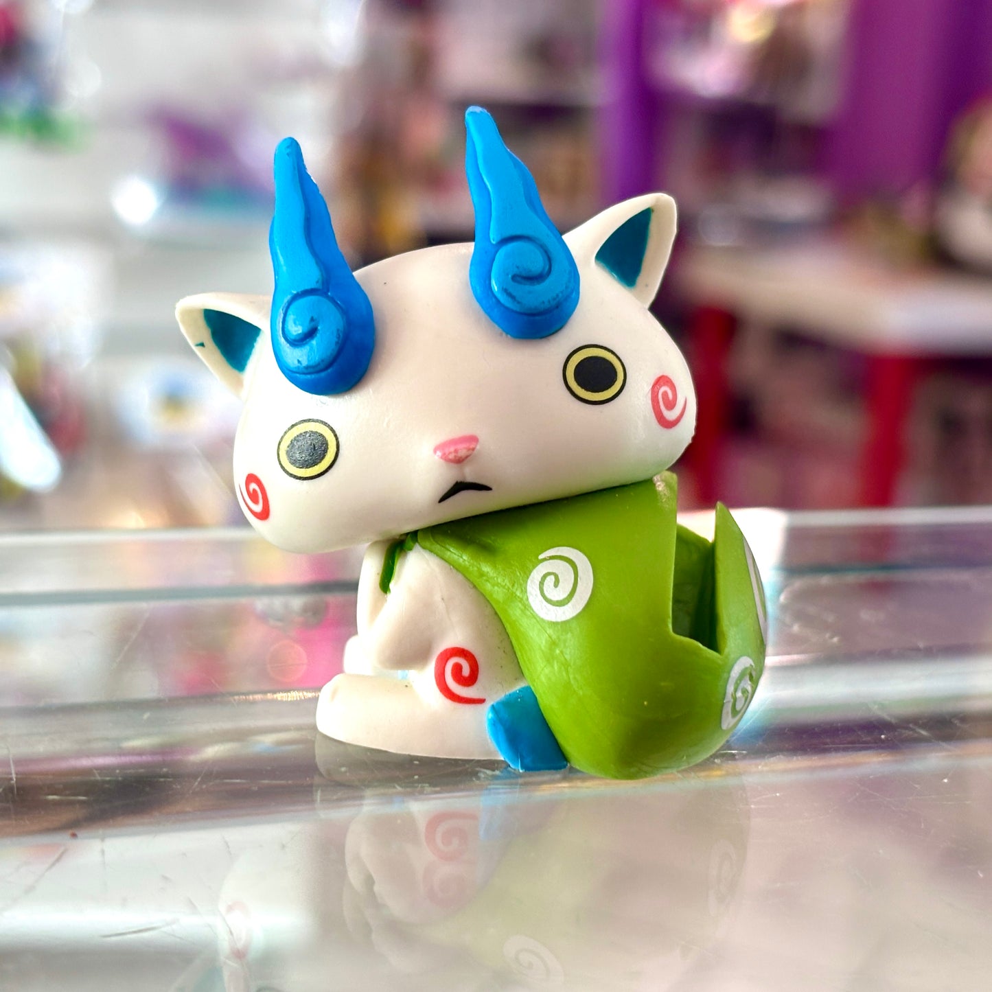 Yo-Kai Watch: Komasan Medal Moments Vinyl Figure (Holder Only) (Hasbro, 2015)