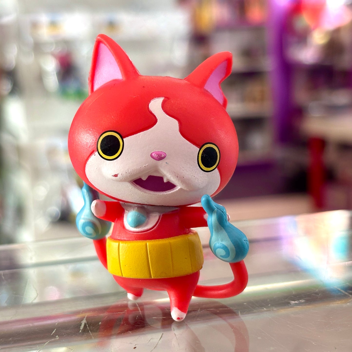 Yo-Kai Watch: Jibanyan Medal Moments Vinyl Figure (Holder Only) (Hasbro, 2015)