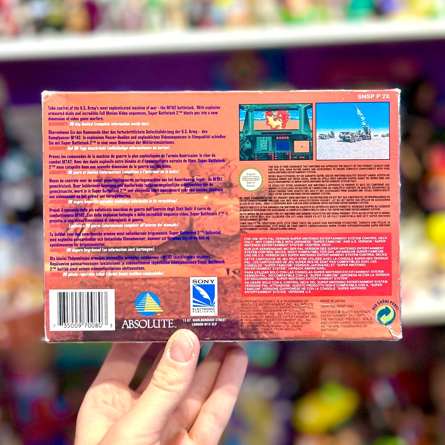 Super Battle Tank 2 (CIB, SNES)