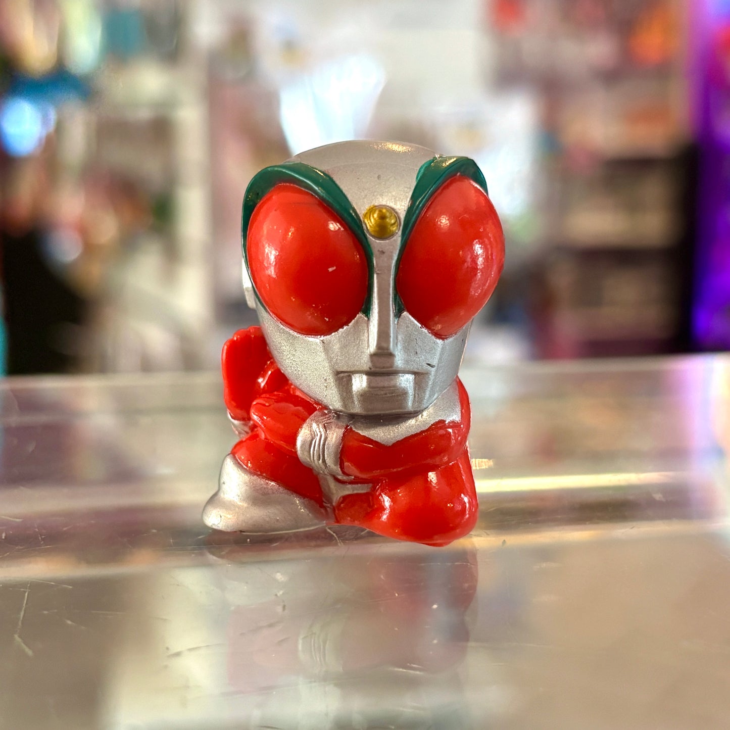 Ultraman: Ultra Fireman Finger Puppet Vinyl Figure (Bandai, 90s)