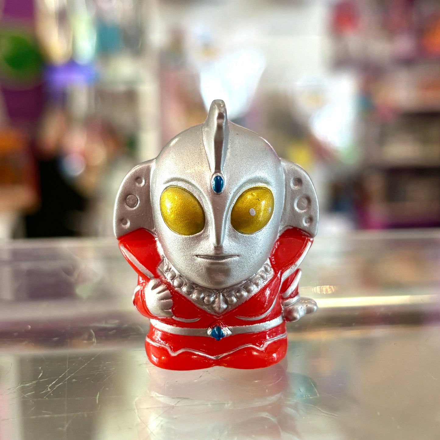 Ultraman: Ultrawoman Beth Finger Puppet Vinyl Figure (Bandai, 90s)