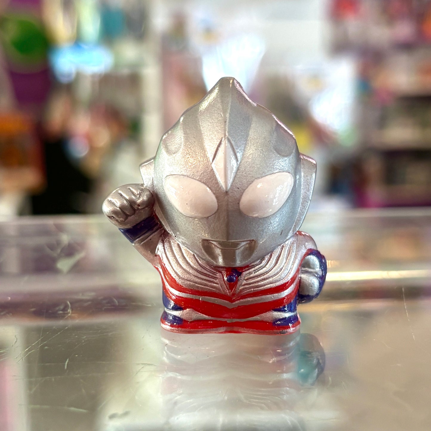 Ultraman: Tiga Finger Puppet Vinyl Figure (Bandai, 90s)