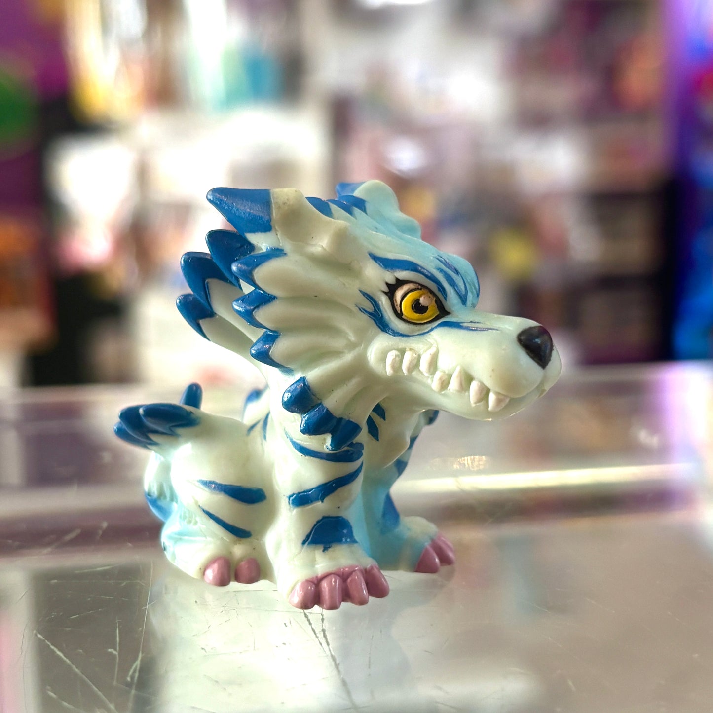 Digimon: Garurumon Finger Puppet - Soft Vinyl Figure (Bandai, 1999)