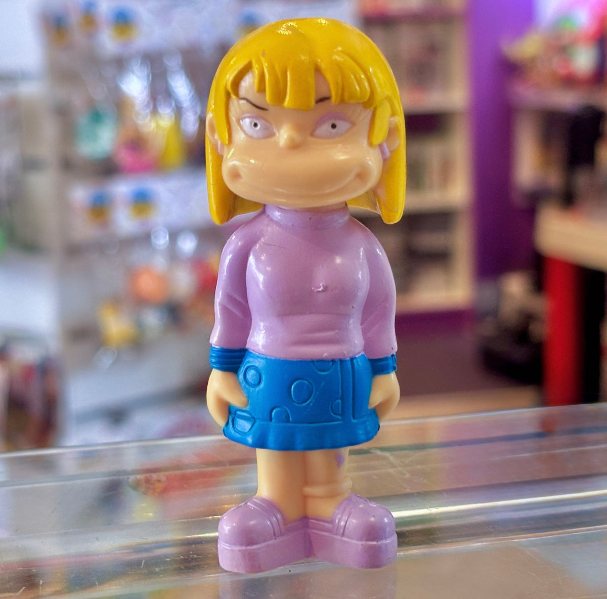 Rugrats: All Grown Up - Angelica Pickles Bubble Blower Figure (Weetos, 2004)