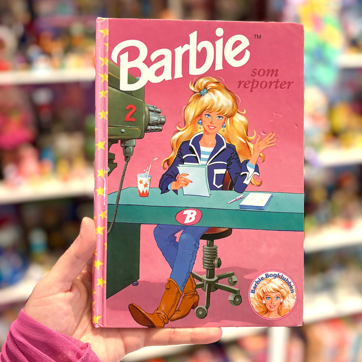 Barbie Book Club: Barbie Som Reporter (Danish, 90s)