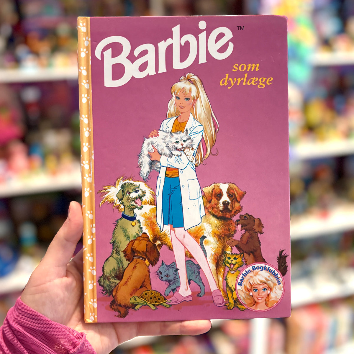 Barbie Book Club: Barbie Som Dyrlæge (Danish, 90s)