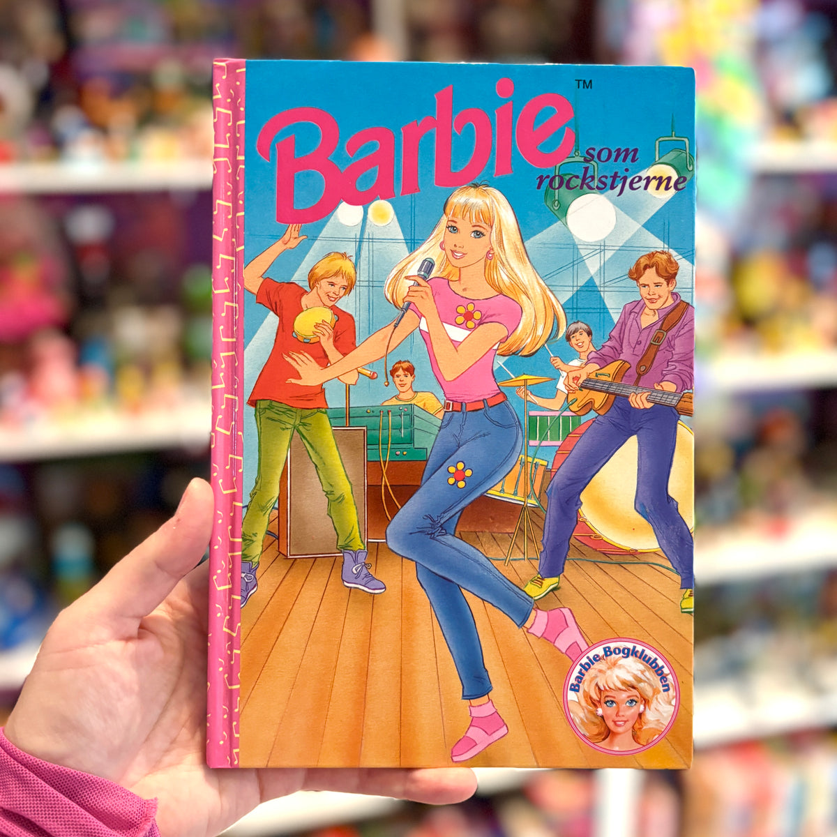 Barbie Book Club: Barbie Som Rockstjerne (Danish, 90s)