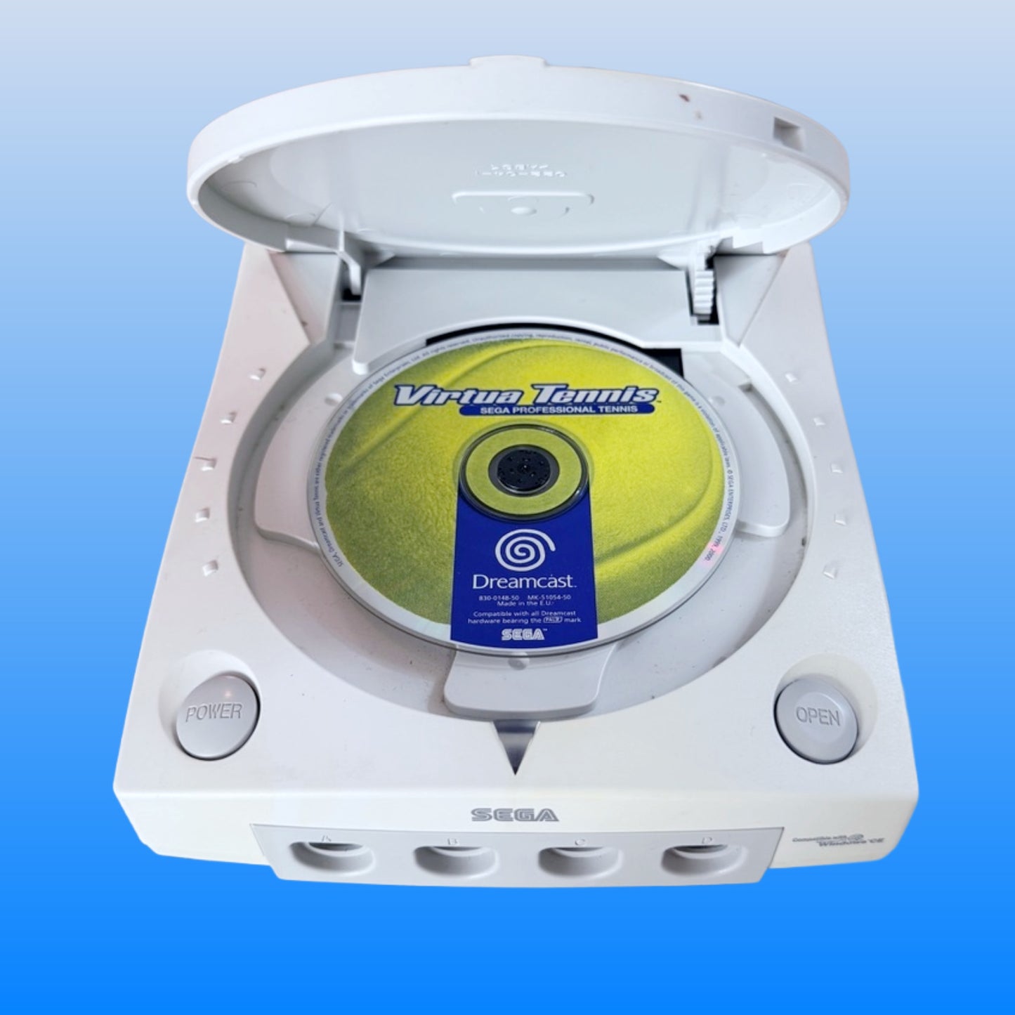 Sega Dreamcast + Controller + VMU (Virtua Tennis Disc included)